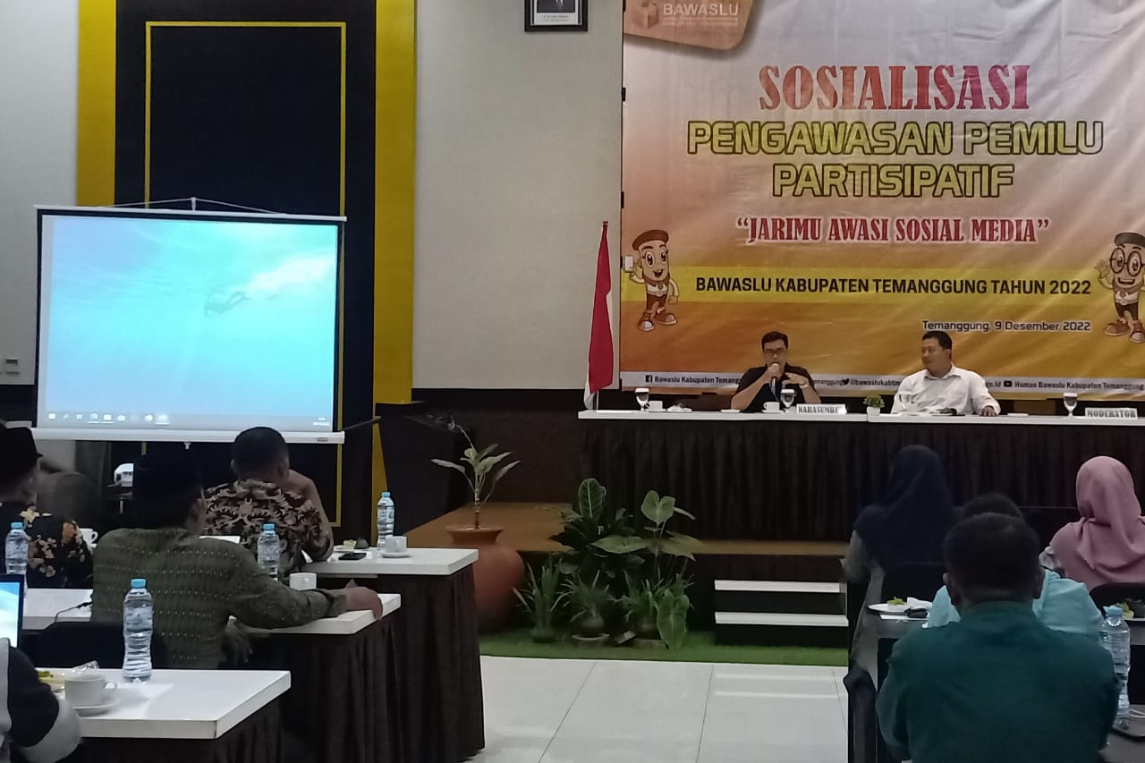 Masyarakat di Temanggung Diminta Berperan Awasi Pemilu di Medsos