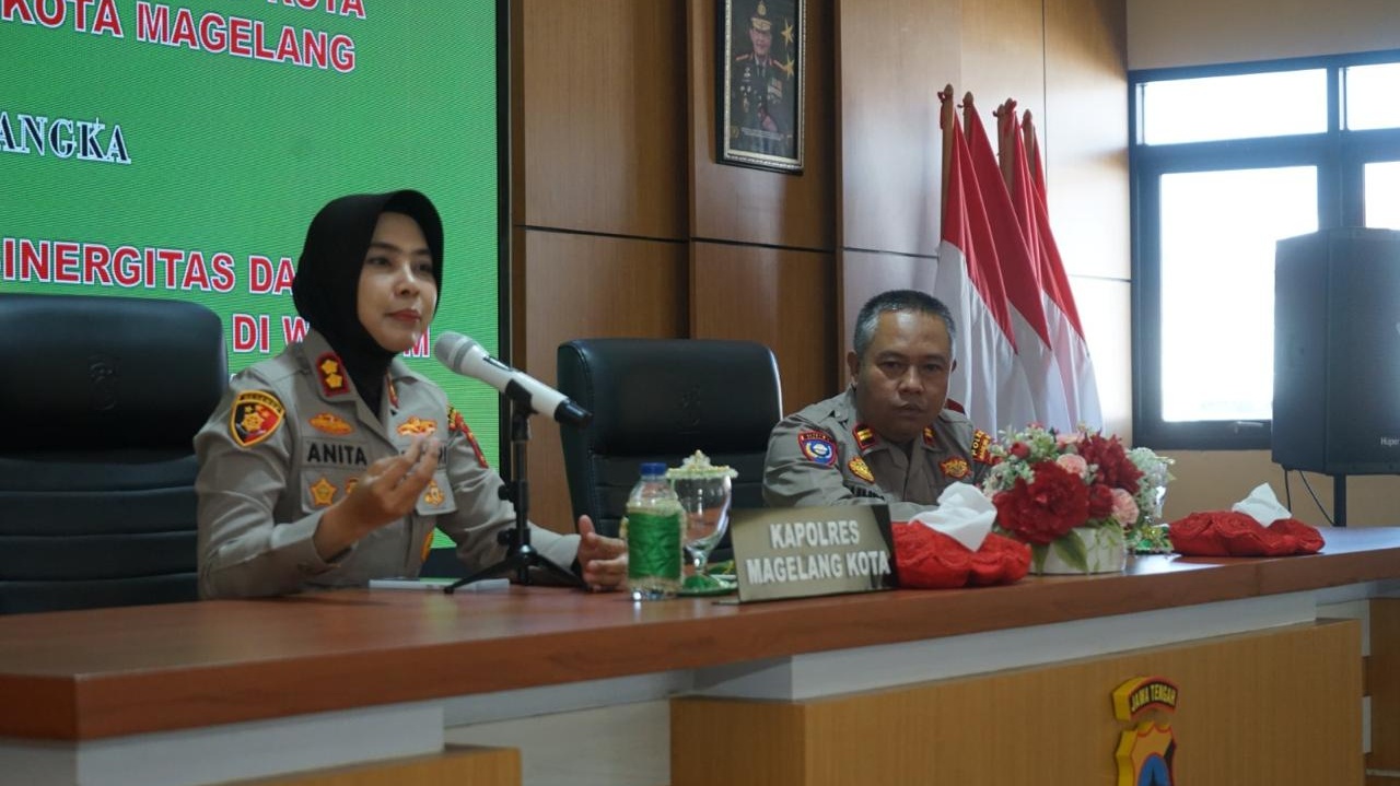 Polres Magelang Kota Gandeng GP Ansor dan Banser Jaga Stabilitas dan Tekan Isu-isu Provokatif