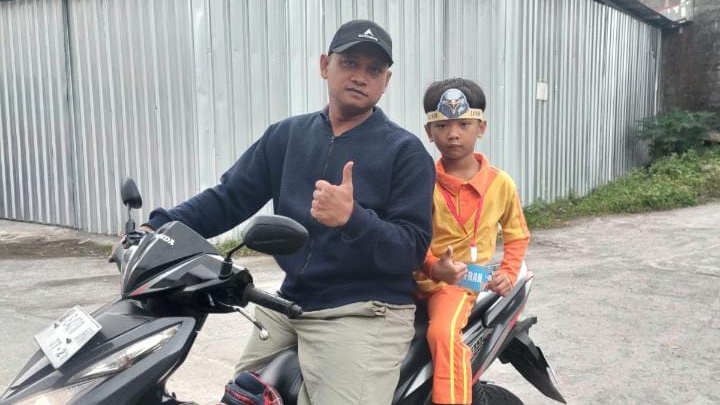 Gerakan Ayah Antar Anak Disambut Antusias Warga Magelang, Momentum Bangun Kedekatan Emosional