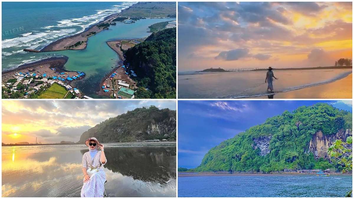 Pesona Pantai yang Cantik & Unik Pantai Sodong yang Tersembunyi di Balik Pegunungan Srandil Cilacap