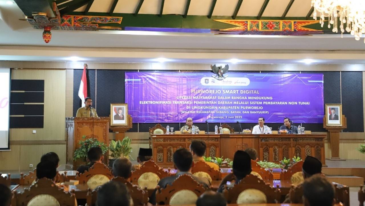 Purworejo Genjot Elektronifikasi Transaksi Daerah, Dorong Sistem Pembayaran Non Tunai yang Transparan