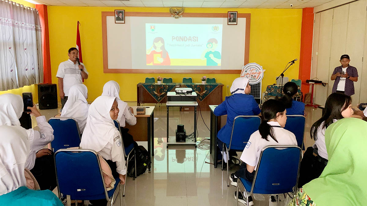 Tanamkan Budaya Menulis, PWI Kota Magelang Beri Pelatihan Kecil-kecil Jadi Jurnalis