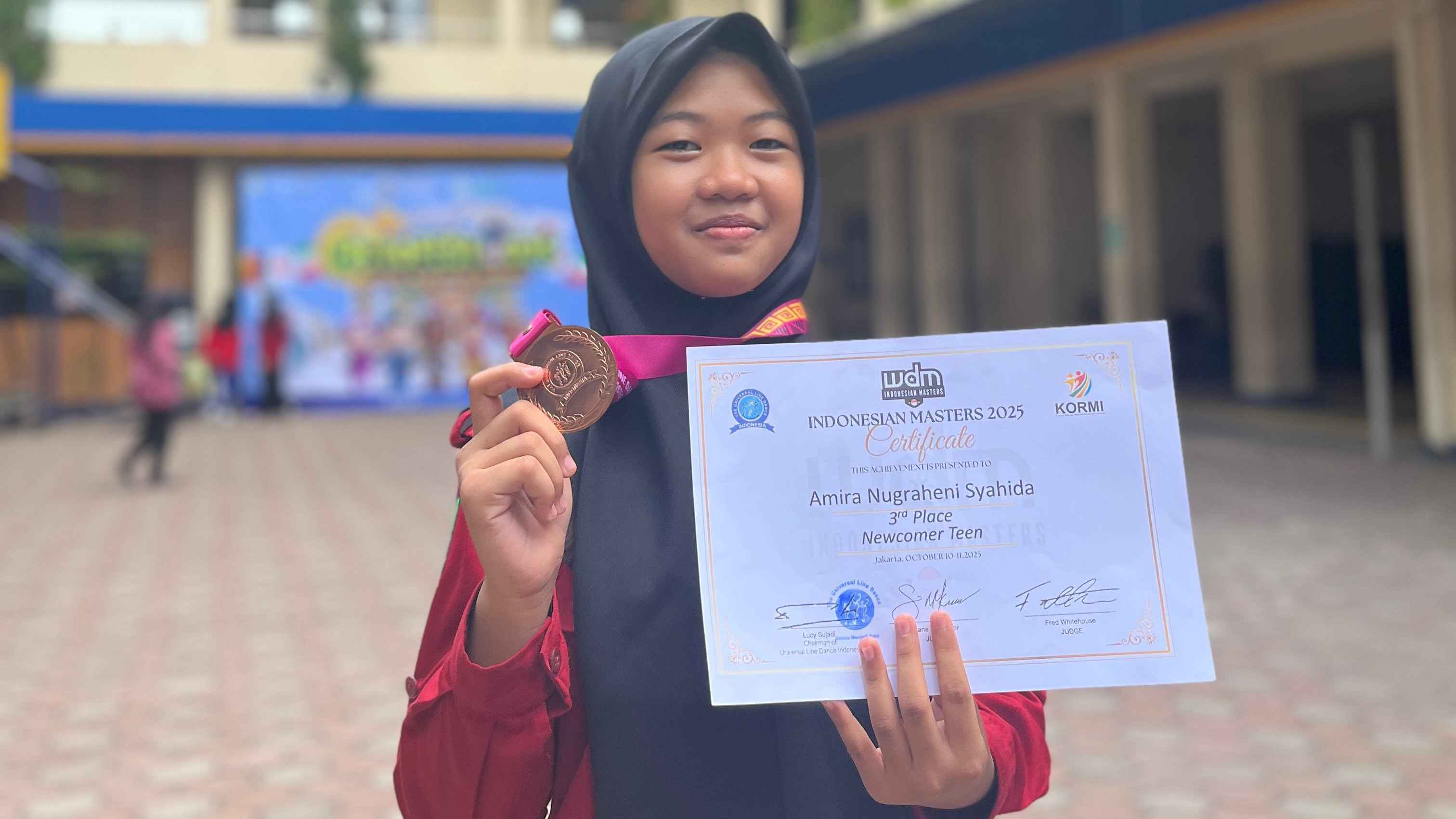 Amira Nugraheni Syahida Raih Penghargaan di Ajang World Dance Master 2025 Tingkat Internasional