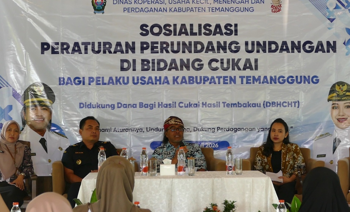 Bupati Temanggung Sebut Rokok Ilegal Rugikan Negara dan Petani Tembakau