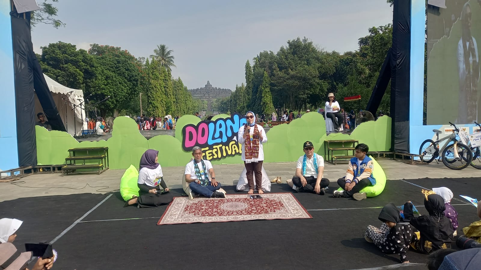 Hari Anak Nasional di Kabupaten Magelang Digelar Tepat di Depan Candi Borobudur