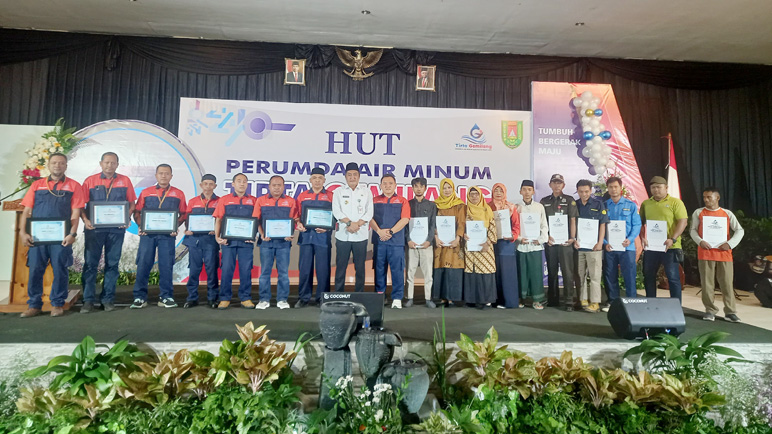 HUT ke-43 Perumda Tirta Gemilang, Bupati Minta Jaga Kesuburan dan Kelestarian Mata Air