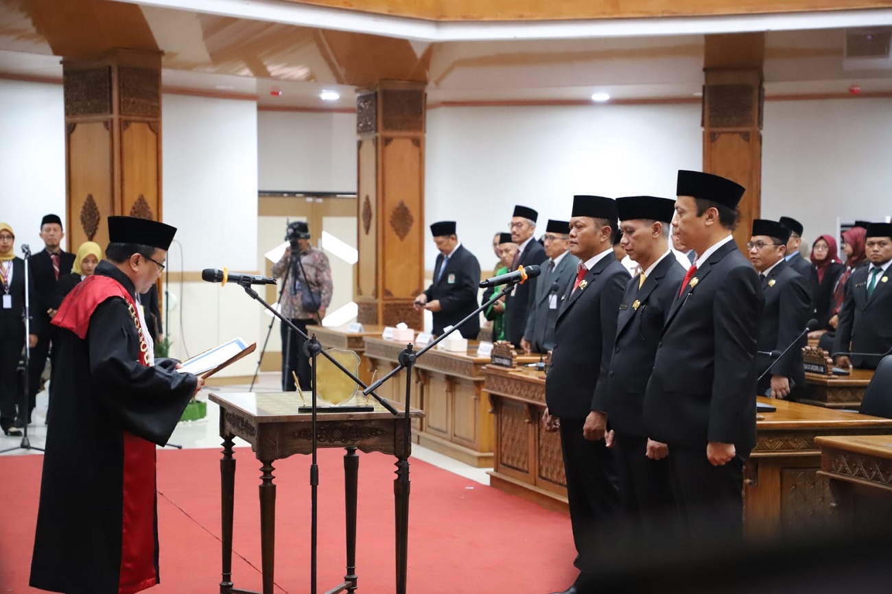 Sah! Tunaryo Nahkodai DPRD Purworejo Periode 2024-2029, Satu Kursi Wakil Ketua Masih Diusulkan