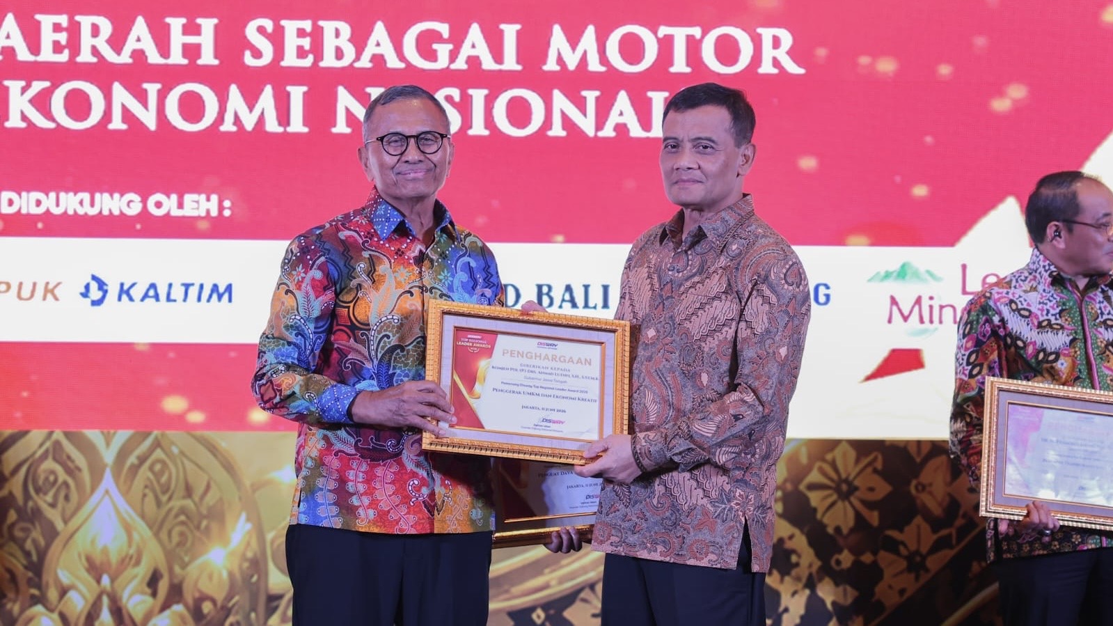 Sukses Bina 4,2 Juta UMKM di Jawa Tengah, Gubernur Ahmad Luthfi Diakui Jadi Kepala Daerah Istimewa