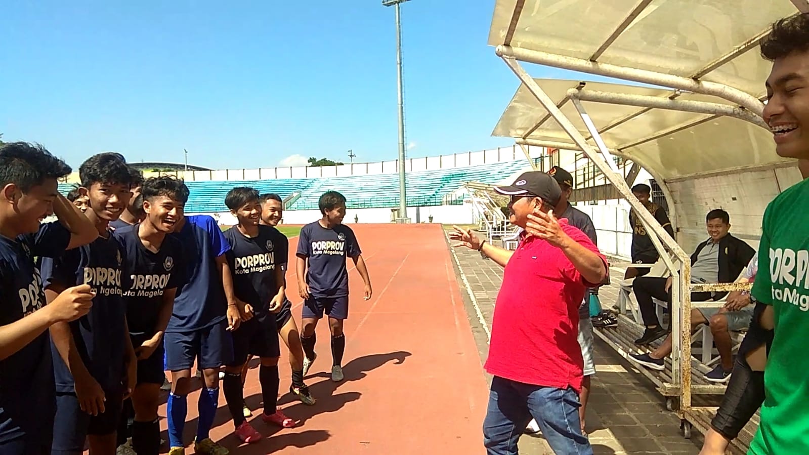 Bakar Semangat Pemain Sepakbola Kota Magelang Jelang Porprov, Joko Budiyono : Harapan Itu Selalu Ada
