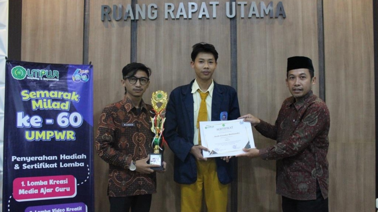 Pemenang Lomba Semarak Milad ke–60 UMPWR Terima Penghargaan