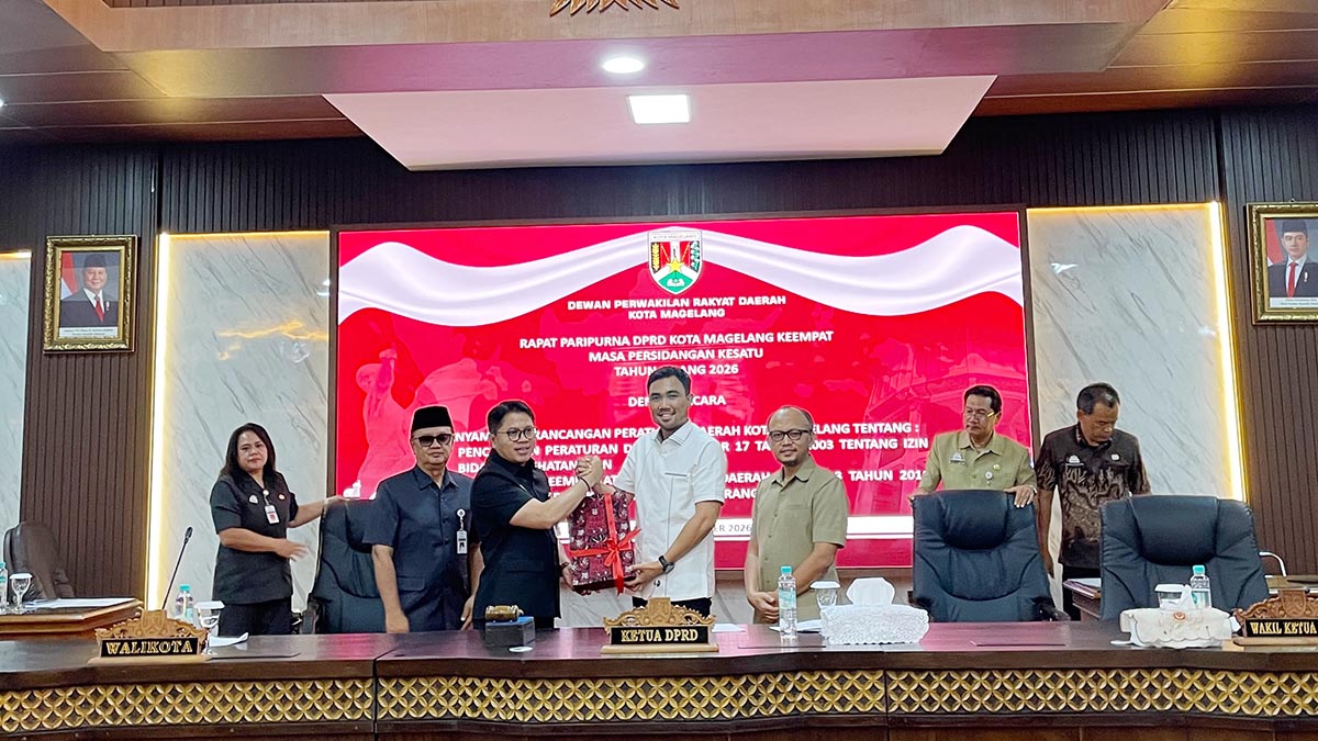 Pemkot Magelang Ajukan Dua Raperda, Sesuaikan Aturan Izin OSS dan Struktur BPBD