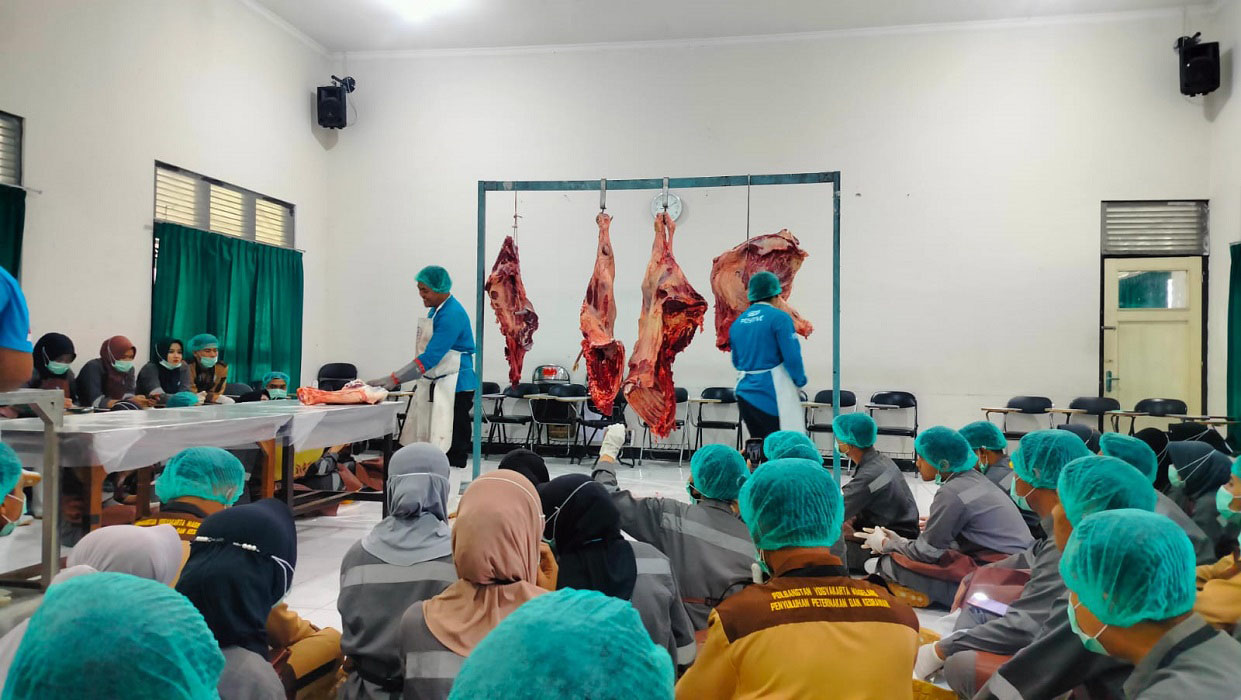 Penuhi Kebutuhan Butcher, Kementan Latih Mahasiswa Polbangtan