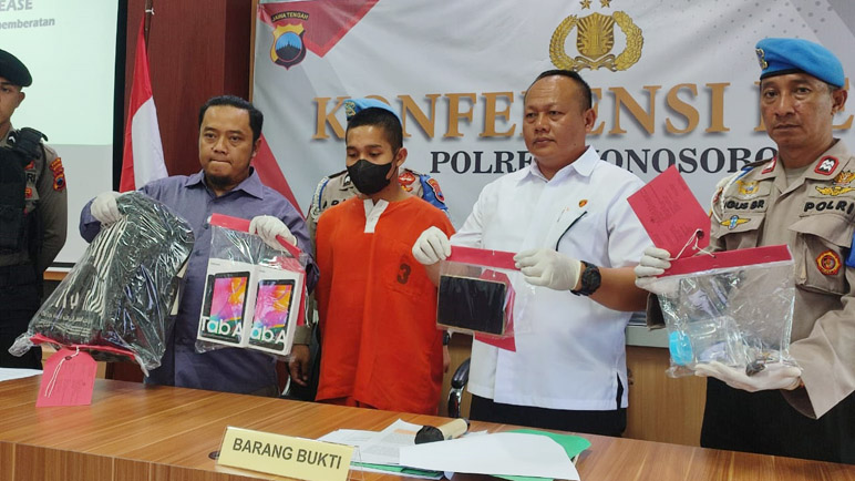 Curi Tablet di SD Sapuran Wonosobo, Residivis Kambuhan Dicokok Polisi