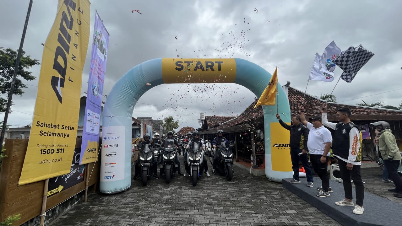 Adira Finance Ajak Komunitas Motor Jelajah Desa Wisata