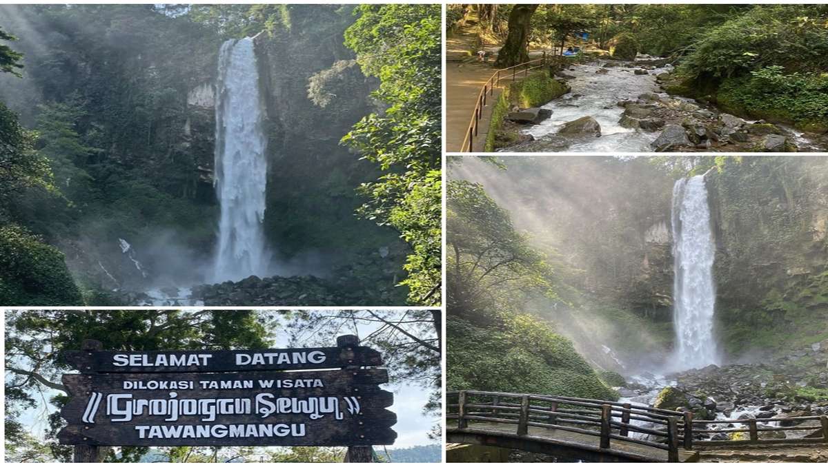 Inilah Surga Tersembunyi di Lereng Gunung Lawu Air Terjun Grojogan Sewu yang Bersuara Seribu