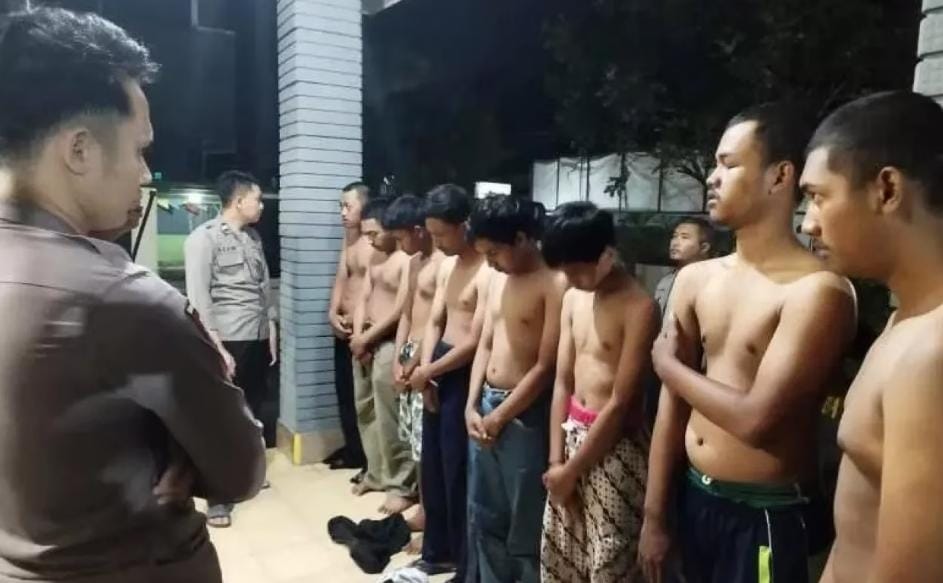 Diduga Hendak Tawuran, Sejumlah Pelajar SMK di Kabupaten Temanggung Diamankan Polisi