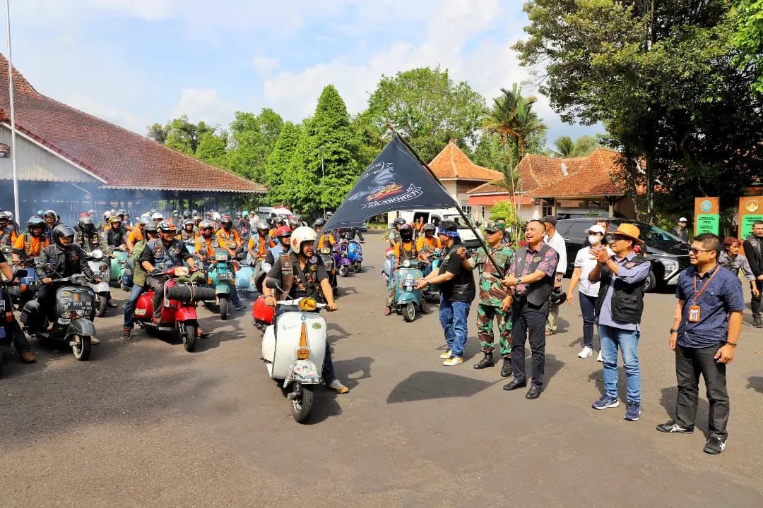  Ratusan Scooteris SOG Banjiri Purworejo, Tepis Anggapan Negatif terhadap Komunitas 