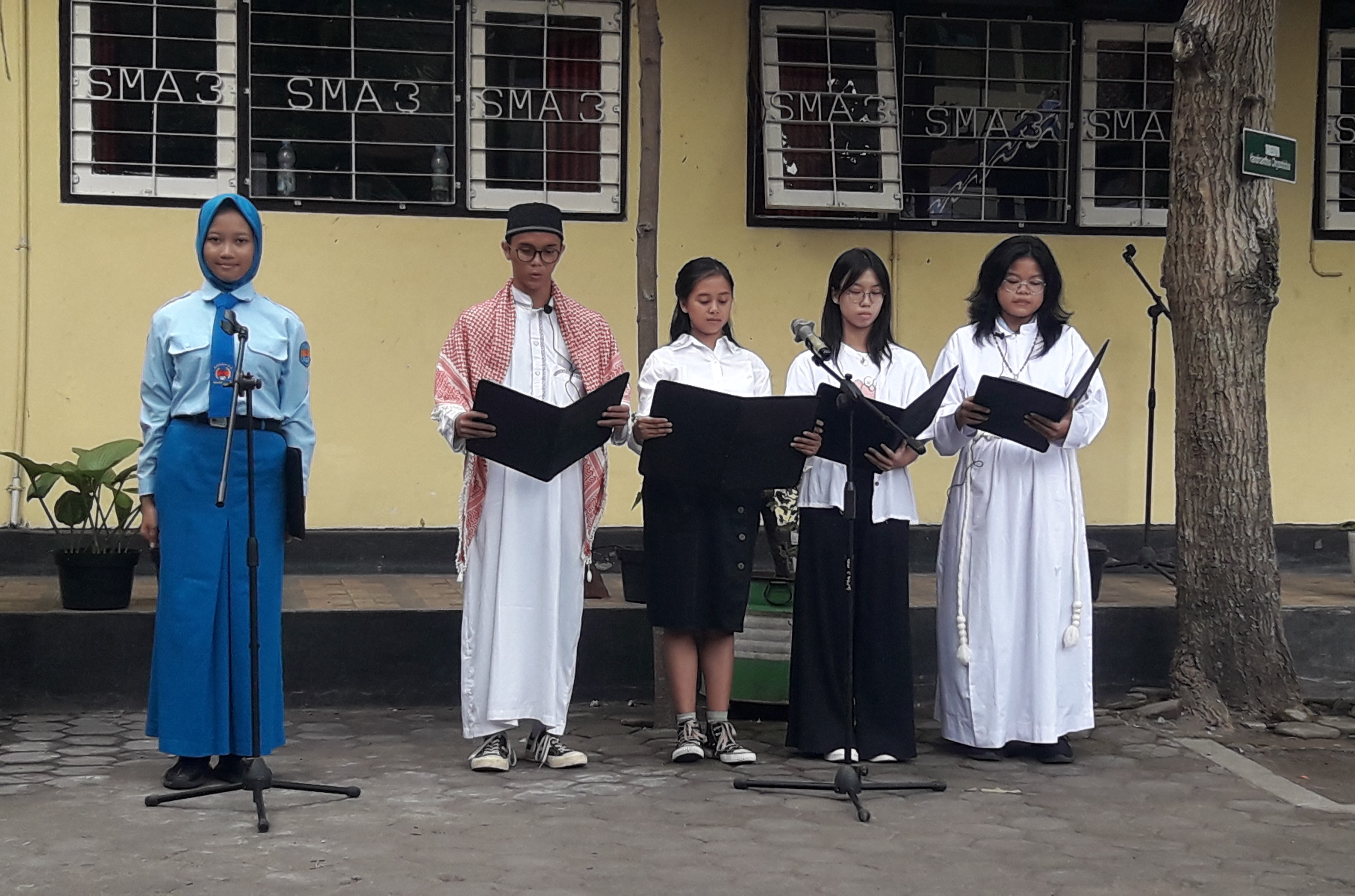 Doa dan Galang Dana Palestina Warnai HUT ke-38 SMAN 3 Magelang