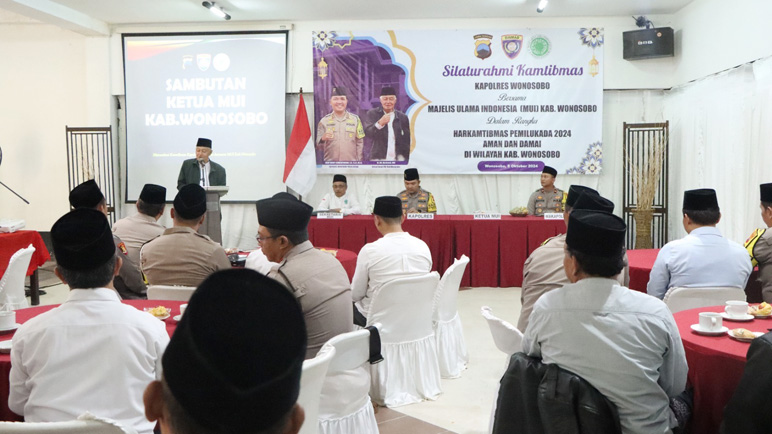 Amankan Proses Pilkada, Polres Wonosobo Gandeng Tokoh Agama 