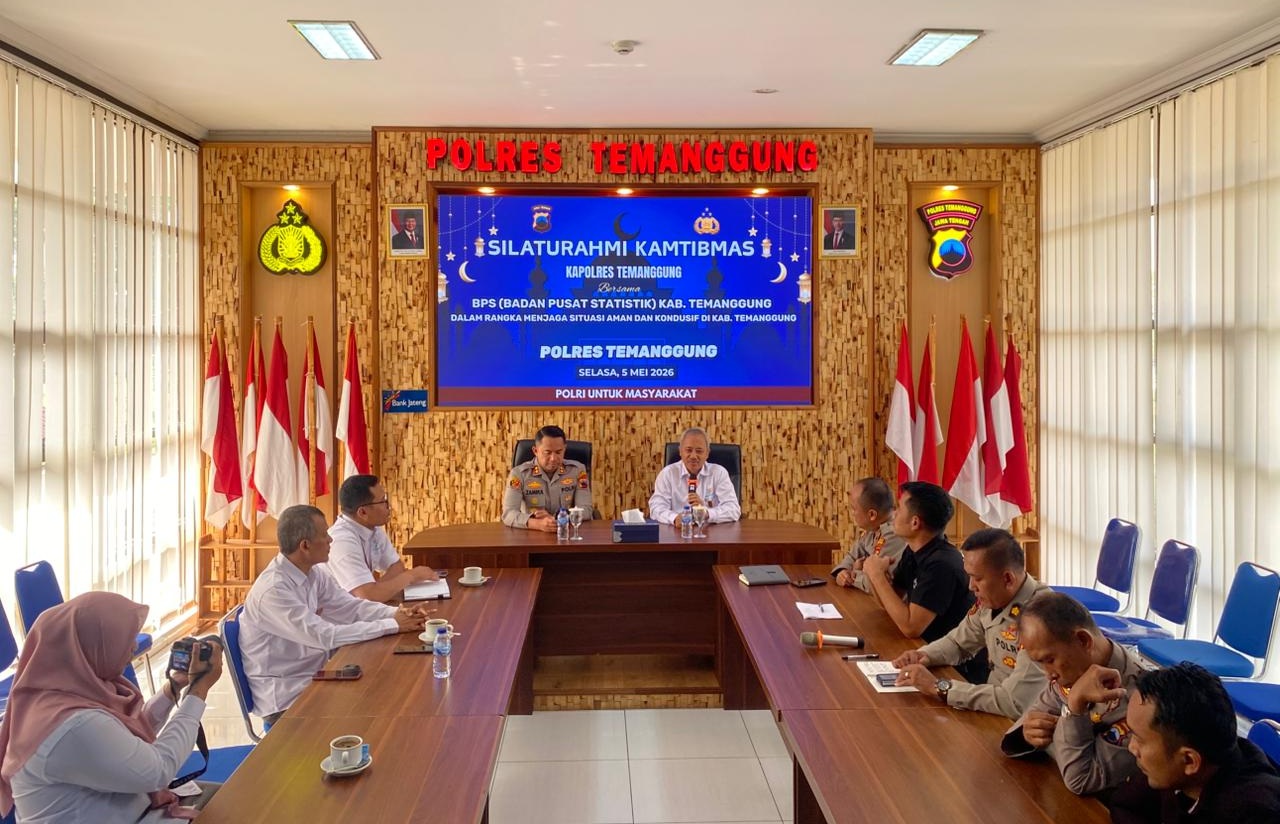 Polres Temanggung Kawal Sensus Ekonomi 2026, 900 Petugas BPS Turun ke Lapangan