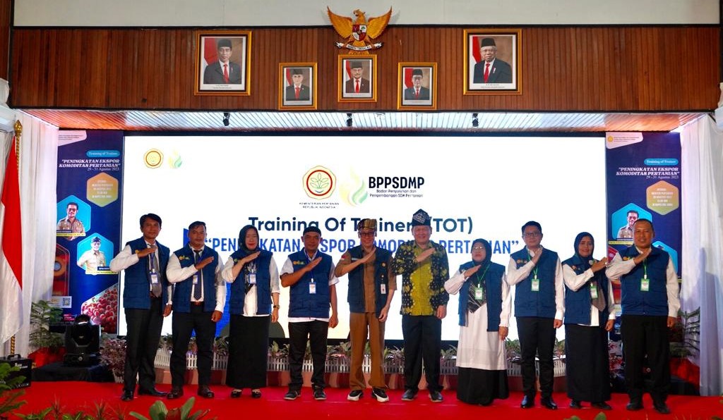 Dongkrak Ekspor Komoditas Pertanian, Kementan Gelar Training of Trainers