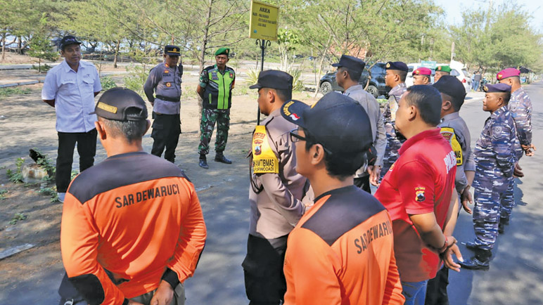 Sambut Liburan Akhir Tahun, Tim Gabungan Disiagakan di Pantai Dewaruci Purworejo