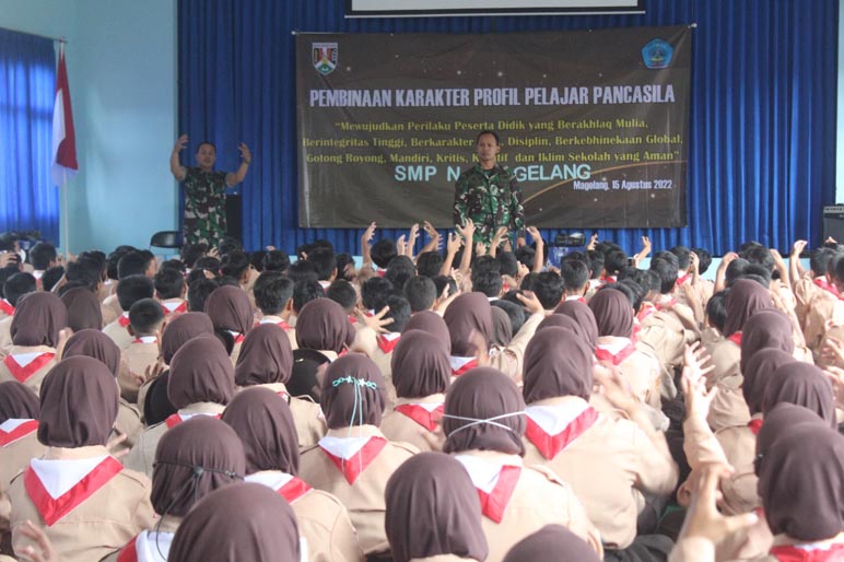 SMPN 5 Kota Magelang Bentuk Karakter Siswa Melalui Profil Pelajar Pancasila