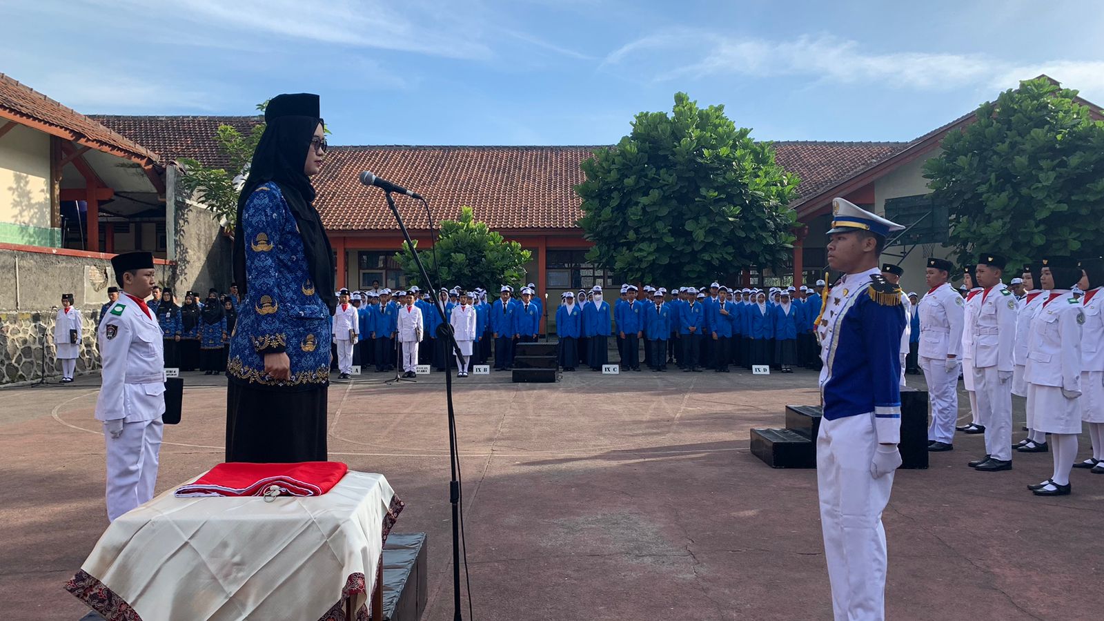 SMPN 8 Magelang Memiliki Paspara Sebagai Paskibraka Sekolah