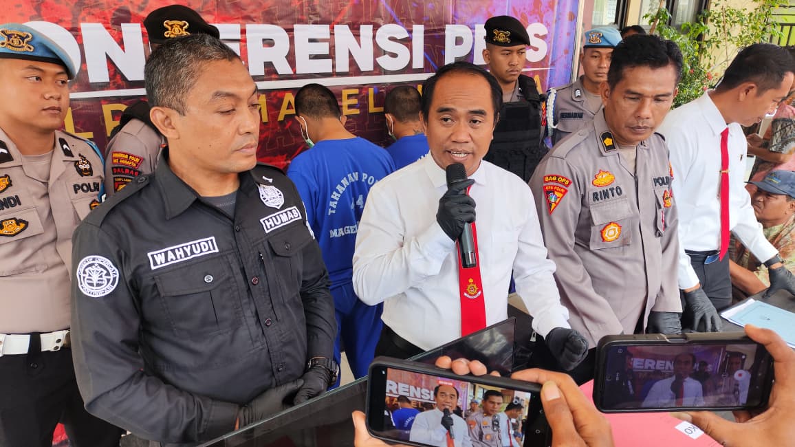 Pelaku Judi Dibekuk Polres Magelang Kota, 1 Masih Buron