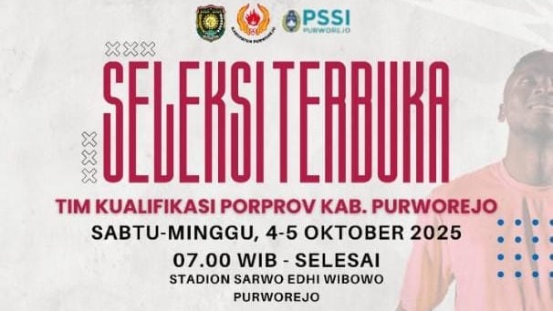 Askab PSSI Purworejo Gelar Seleksi Terbuka Pemain Sepak Bola untuk Kualifikasi Porprov 2025