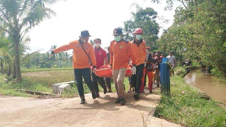 Pamitan Mencari Umpan untuk Memancing, Slamet Prawiyanto Ditemukan Tewas Mengambang di Sungai