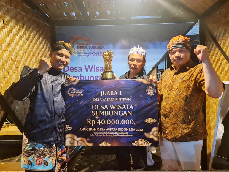 Desa Wisata Sembungan Raih Juara I Kategori Desa Wisata Rintisan ADWI 2022