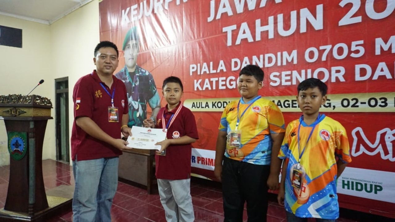 Pertama Kali, KONI dan Kodim 0705/Magelang Gelar Kejuaraan Xiangqi