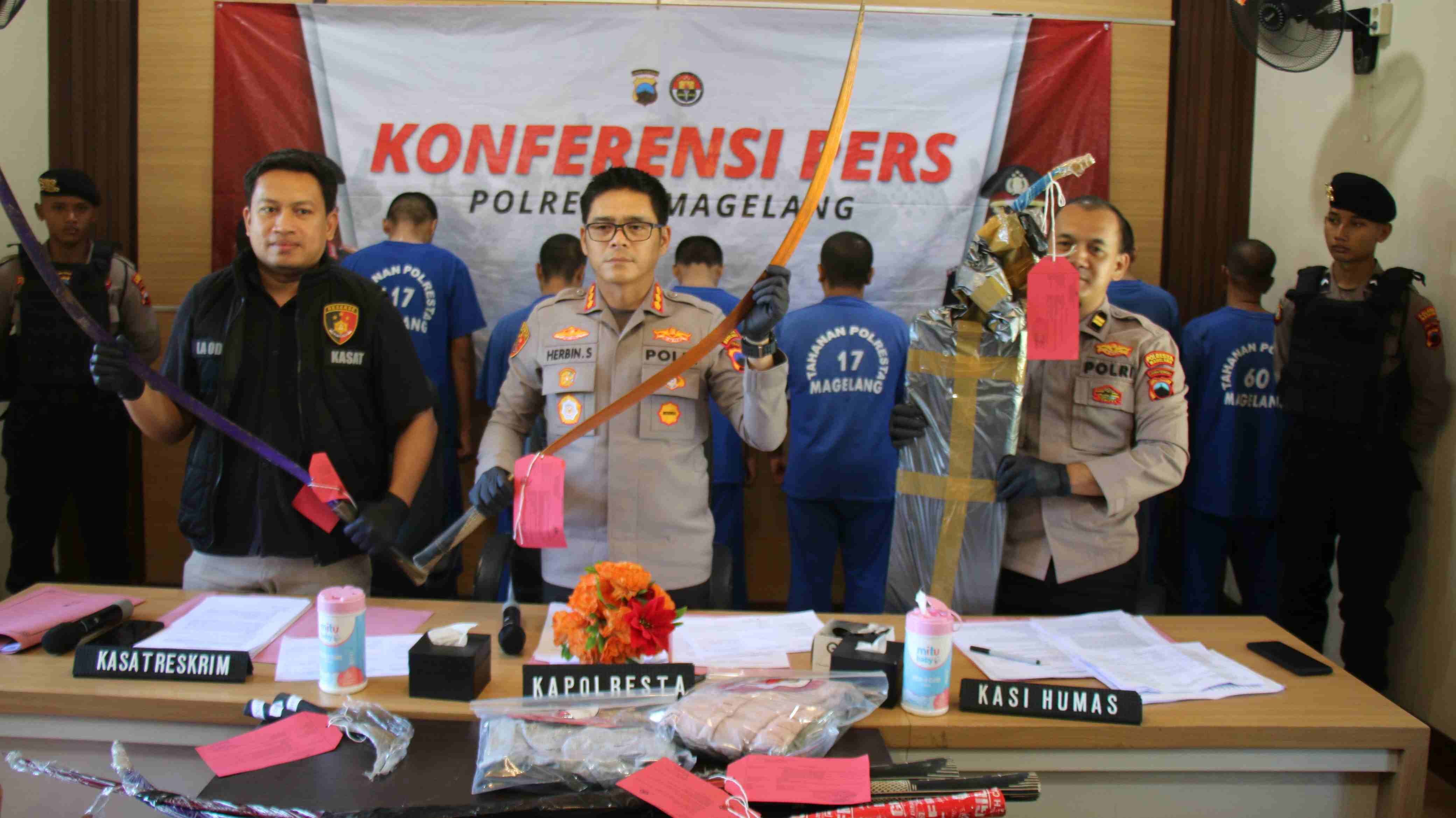 Polresta Magelang Tangkap 2 Pemuda Pembuat Laporan Palsu, 1 Masih Buron