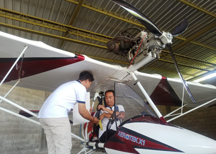 Pesawat Aerotek X1 Karya Warga Temanggung Maju Krenova Tingkat Nasional