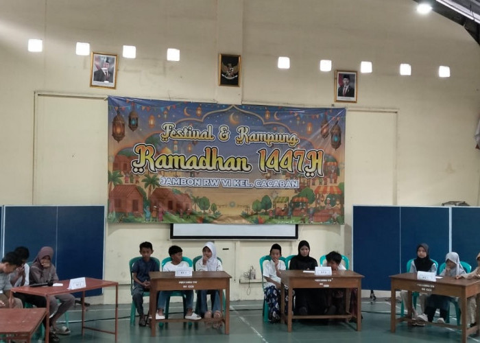 Lomba Cerdas Cermat RW 6 Cacaban, Bekali Anak-anak Ilmu Agama