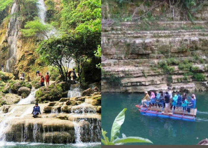 Air Terjun Sri Gethuk di Gunung Kidul, Wisata Air dengan Batuan Karst yang Banyak Permainannya
