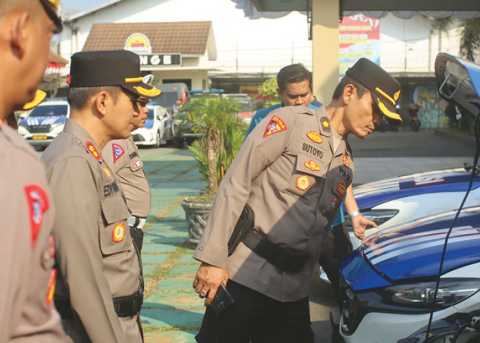 Ratusan Kendaraan Dinas Polres Purworejo Mendadak Dicek