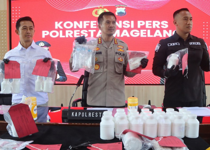 Polresta Magelang Ungkap 10 Kasus Narkoba, Puluhan Ribu Pil Yarindo Disita