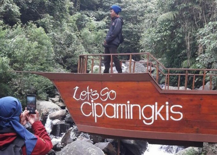 Sudut Swafoto Unik di Kawasan Curug Cipamingkis