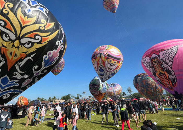 Disparbud Wonosobo Wanti-wanti Drone Liar di Hari Puncak Festival Mudik Balon Udara