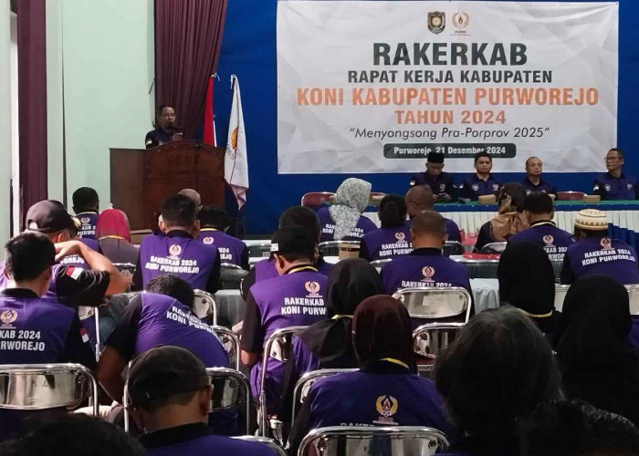 Rakerkab, KONI Purworejo Rumuskan Strategi Program 2025