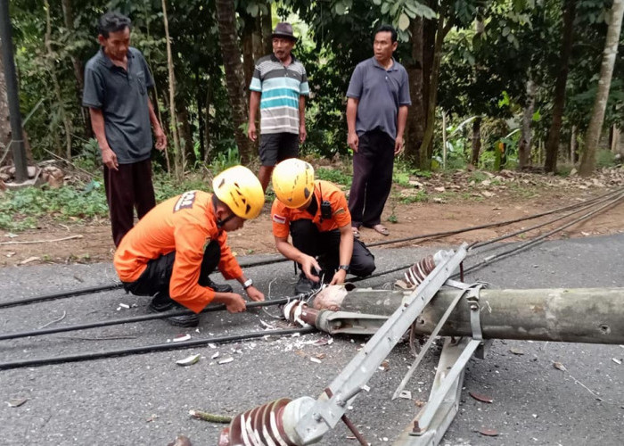 Seorang Ibu di Wonosobo Meninggal Dunia Tertimpa Tiang Listrik