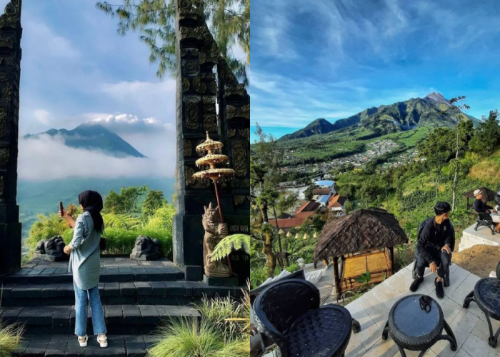Bukit Sanjaya Boyolali: Tempat Yang Cocok Untuk Menikmati Gunung Merapi dan Merbabu Dengan Nuansa Bak Di Bali