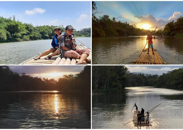 Cobain Wisata yang Berbeda dan Menyenangkan di Gethek Bambu, Sensasi Seru Menyusuri Sungai Progo Magelang