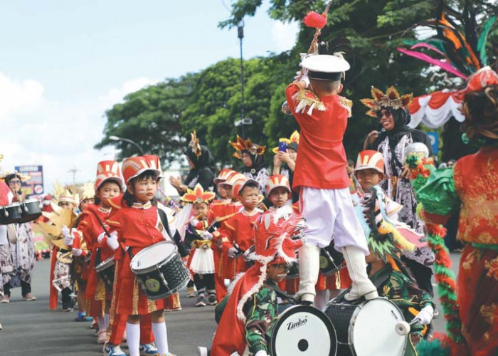 Karnaval TK/PAUD Di Purworejo Sedot Perhatian Ribuan Penonton 