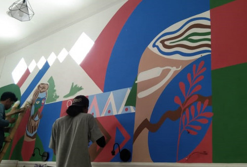 Seniman Mural Kebanjiran Order Karena Lapak Ganjar