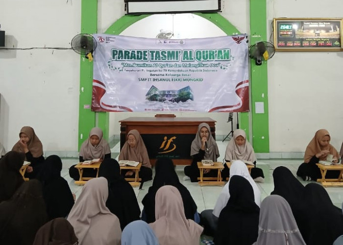 SMP IT Ihsanul Fikri Mungkid Kukuhkan Spirit Kemerdekaan dengan Cinta Al-Qur’an