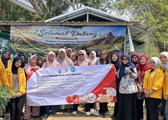 Dosen Untidar Magelang Latih KWT Bandongan Bikin Kaldu Non-MSG Pakai Teknologi Pengeringan Busa