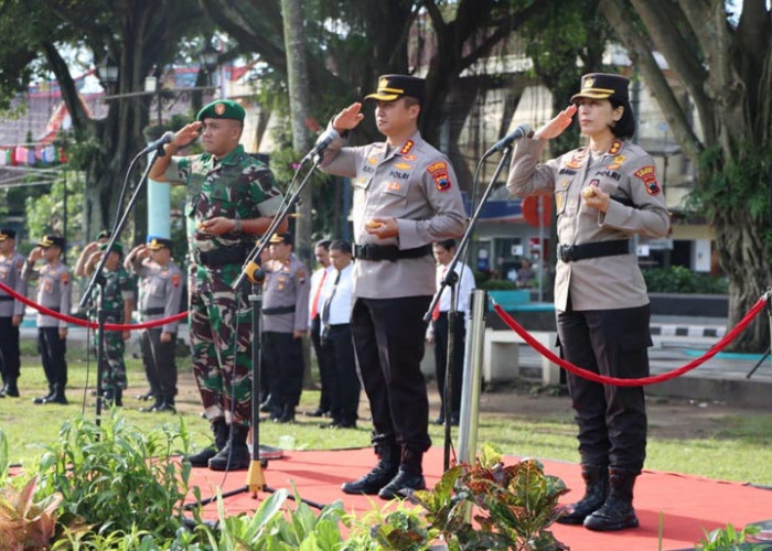 Jelang Pemilu, TNI-Polri Magelang Raya Gelar Apel Jam Pimpinan